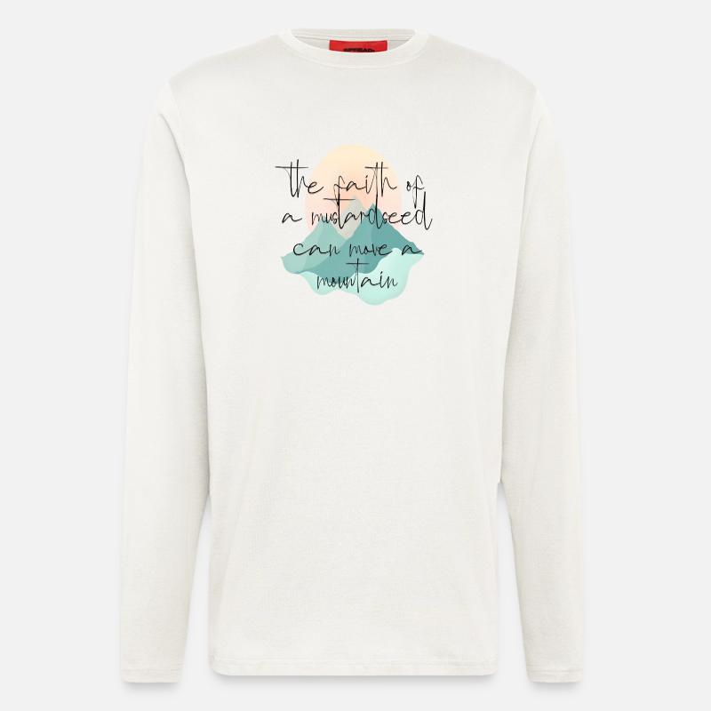mountain mover Design - Langarmshirt - made by SPREAD  - OFF WHITE