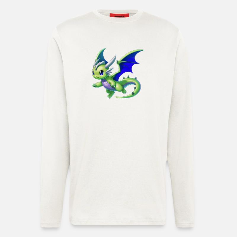 Drache - Langarmshirt - made by SPREAD  - OFF WHITE