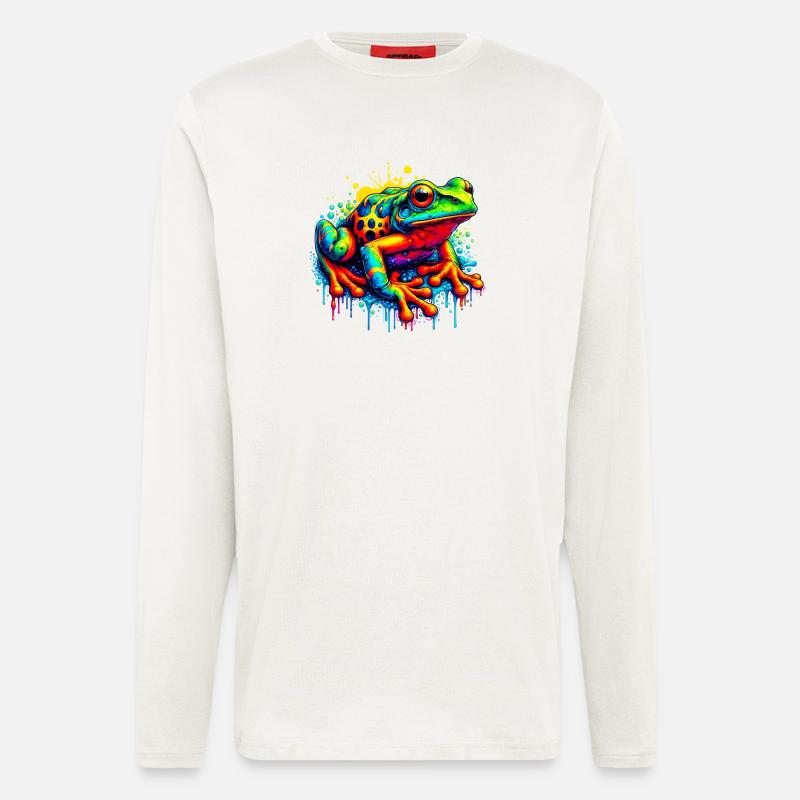 Frosch - Langarmshirt - made by SPREAD  - OFF WHITE