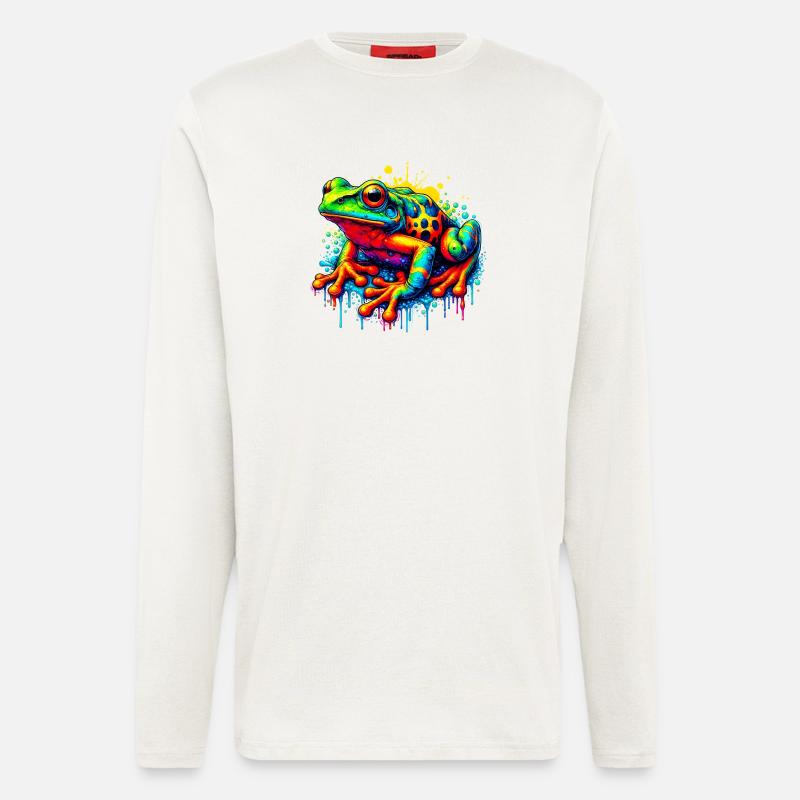 Frosch - Langarmshirt - made by SPREAD  - OFF WHITE