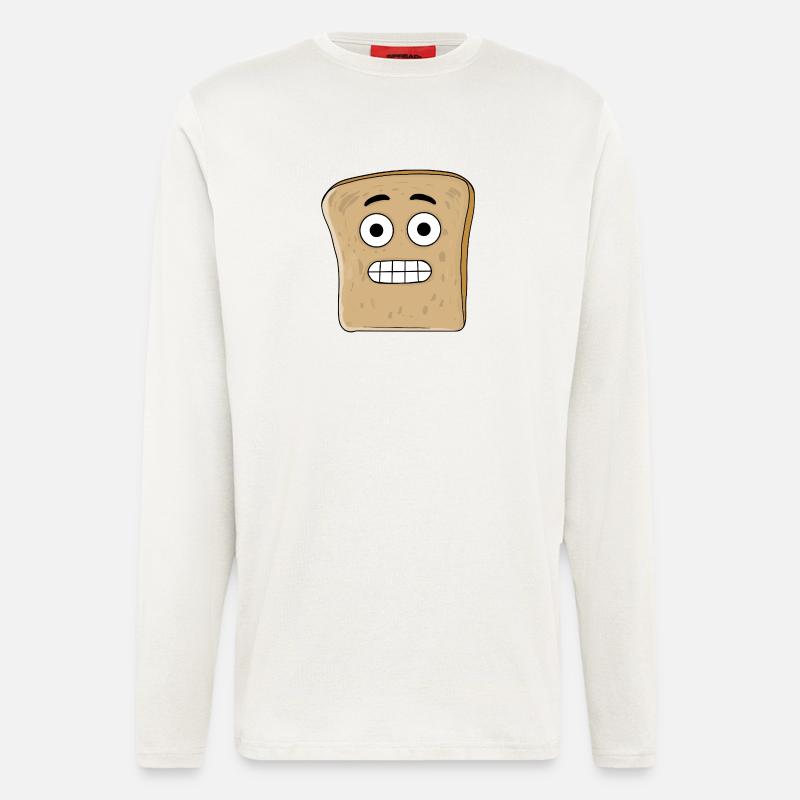 Angespanntes Brot - Langarmshirt - made by SPREAD  - OFF WHITE