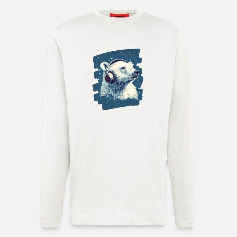 Eisbär - Langarmshirt - made by SPREAD  - OFF WHITE