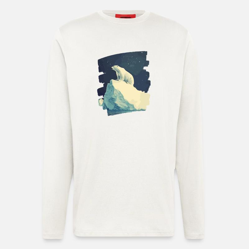 Eisbär - Langarmshirt - made by SPREAD  - OFF WHITE