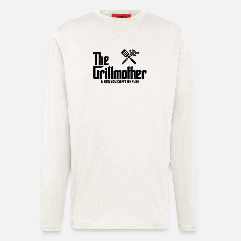 Die Grillmutter - Langarmshirt - made by SPREAD  - OFF WHITE