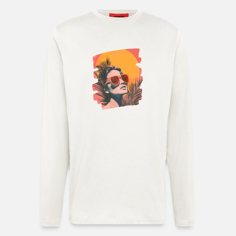 Sommer Retro - Langarmshirt - made by SPREAD  - OFF WHITE