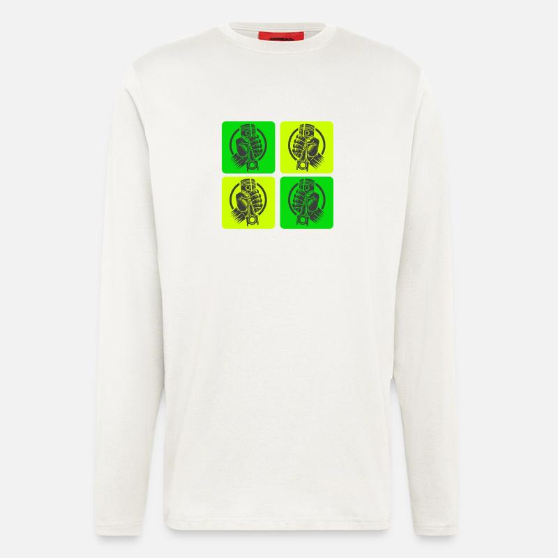 Schrauber Power Style - Langarmshirt - made by SPREAD  - OFF WHITE