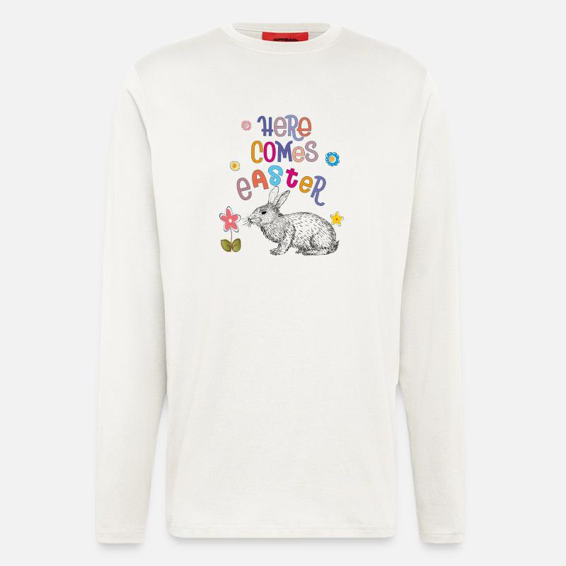 Happy Easter Easter Bunny - Longsleeve - made by SPREAD  - OFF WHITE
