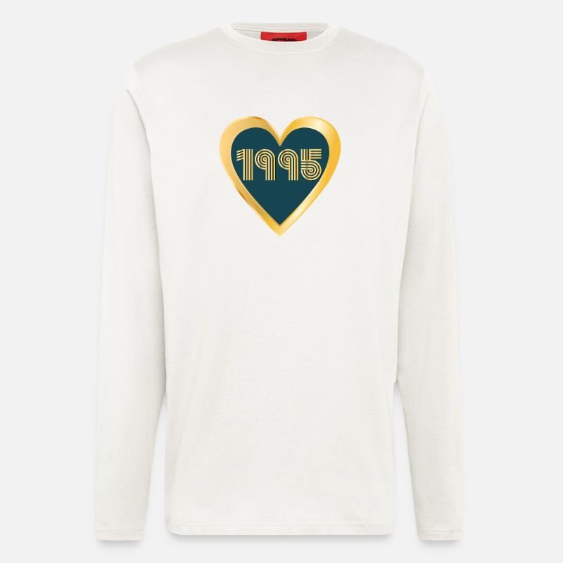 HERZ JAHR 1995 - Langarmshirt - made by SPREAD - OFF WHITE