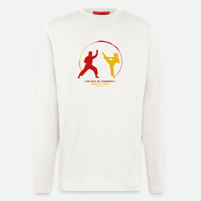 Kampfkunst - Langarmshirt - made by SPREAD  - OFF WHITE