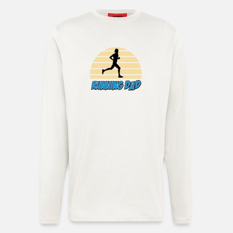 Running dad - Longsleeve - made by SPREAD  - OFF WHITE