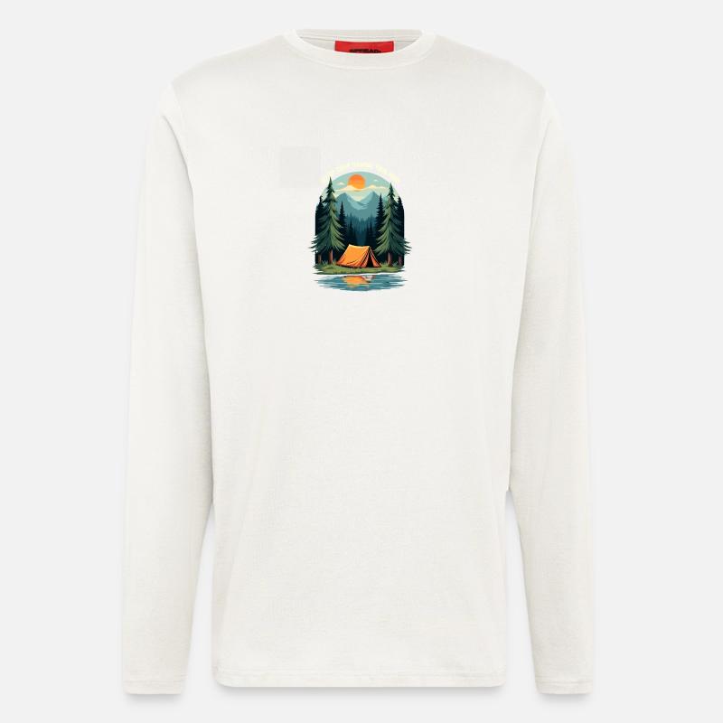Camping Love - relax your mind - Longsleeve - made by SPREAD - OFF WHITE