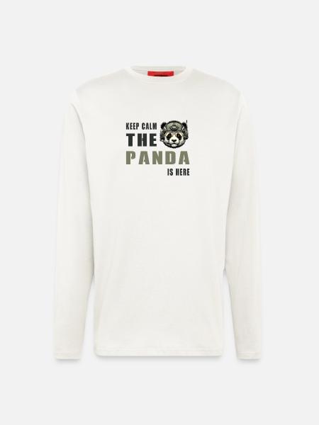 Tactical Panda – Keep Calm - Longsleeve - made by SPREAD  - OFF WHITE