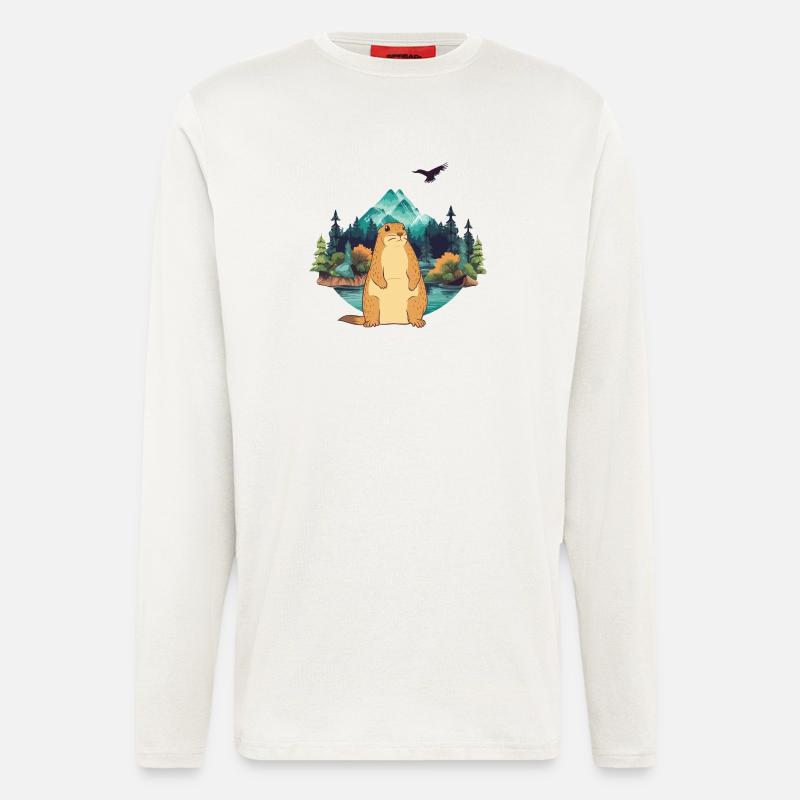 Marmot - Longsleeve - made by SPREAD  - OFF WHITE