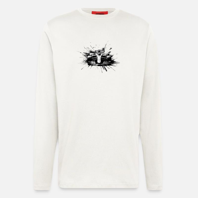 Absolute Geschwindigkeit - Langarmshirt - made by SPREAD  - OFF WHITE