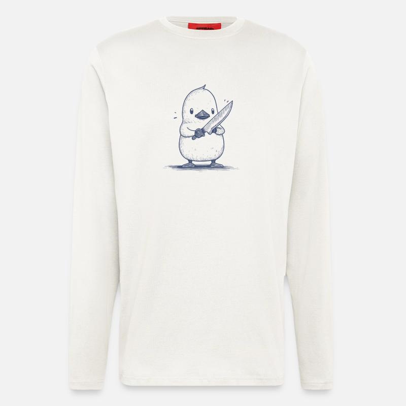 Knifechick - Langarmshirt - made by SPREAD  - OFF WHITE