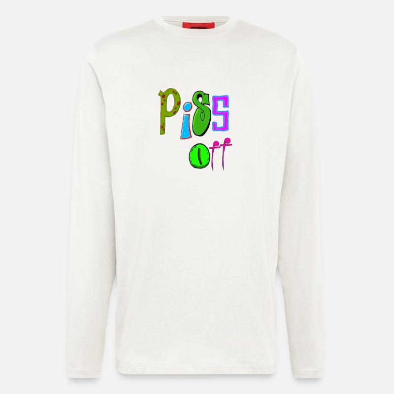 Hau ab - Langarmshirt - made by SPREAD  - OFF WHITE