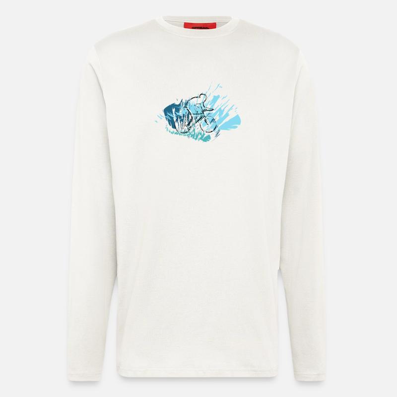 Biker  Style 26 - Langarmshirt - made by SPREAD  - OFF WHITE