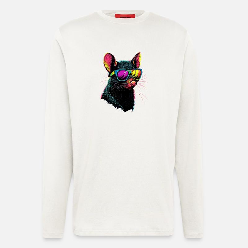 Tasmanian Devil Marsupial Tasmanian Devil - Longsleeve - made by SPREAD  - OFF WHITE