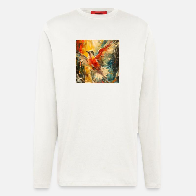 Feuervogel - Langarmshirt - made by SPREAD  - OFF WHITE