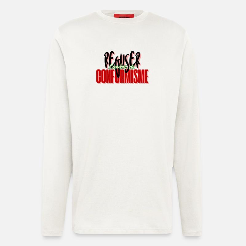 Refusing conformism - Longsleeve - made by SPREAD  - OFF WHITE