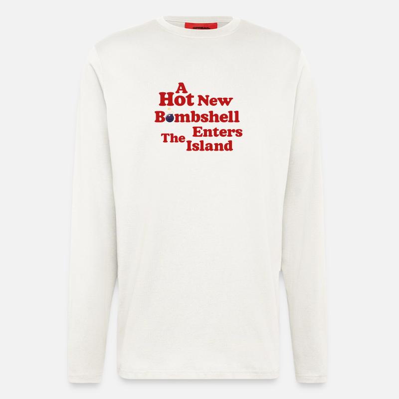 Hot New Bombshell Tee - Langarmshirt - made by SPREAD  - OFF WHITE