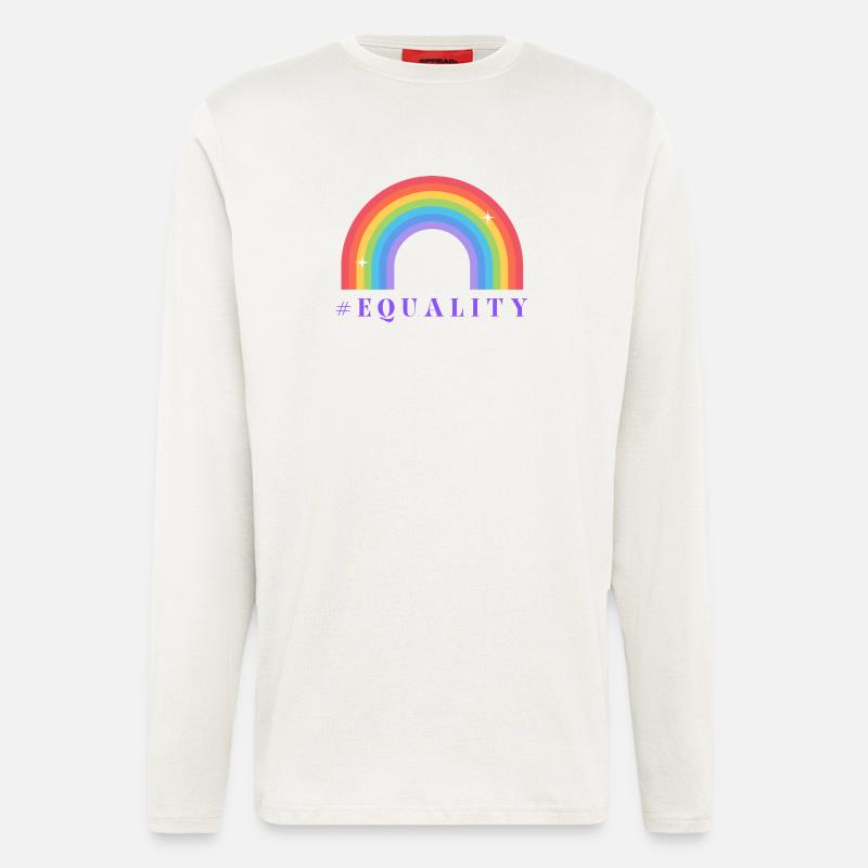 Pride Month Equality - Langarmshirt - made by SPREAD  - OFF WHITE