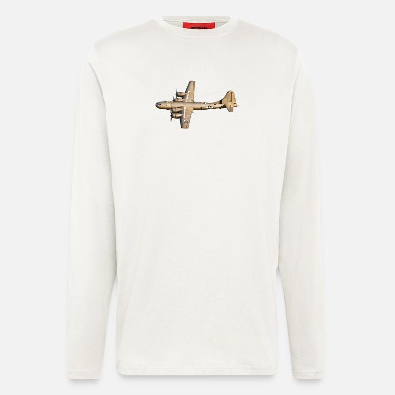 B-29 Superfortress - Langarmshirt - made by SPREAD - OFF WHITE