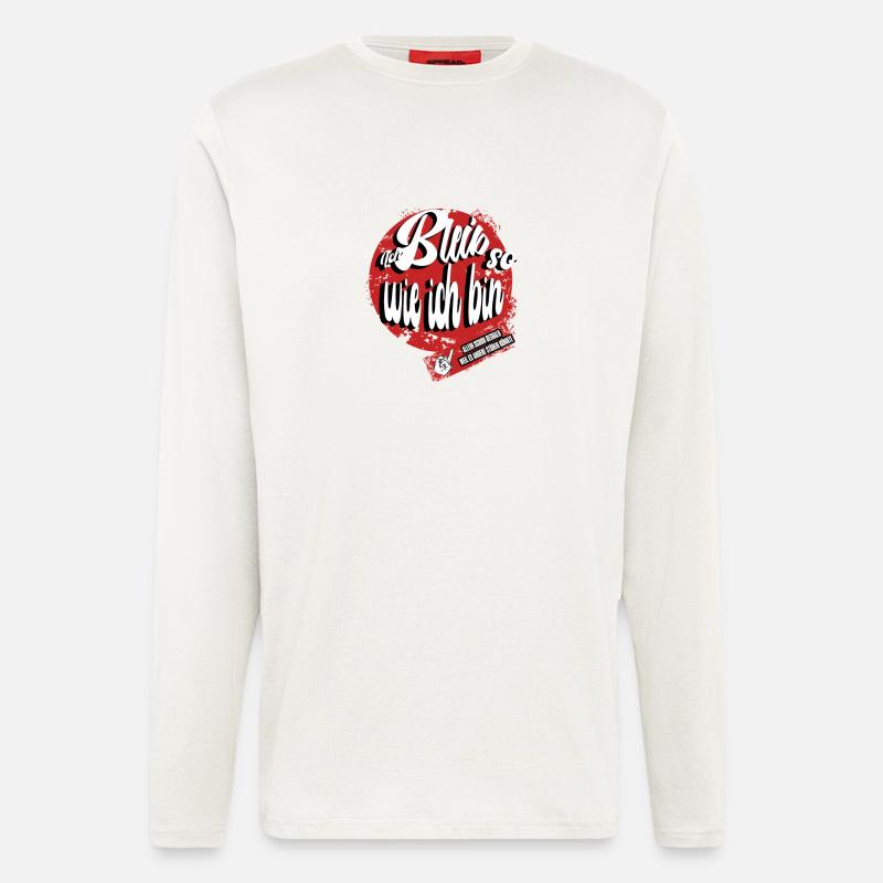 Ich bleib so - Langarmshirt - made by SPREAD  - OFF WHITE