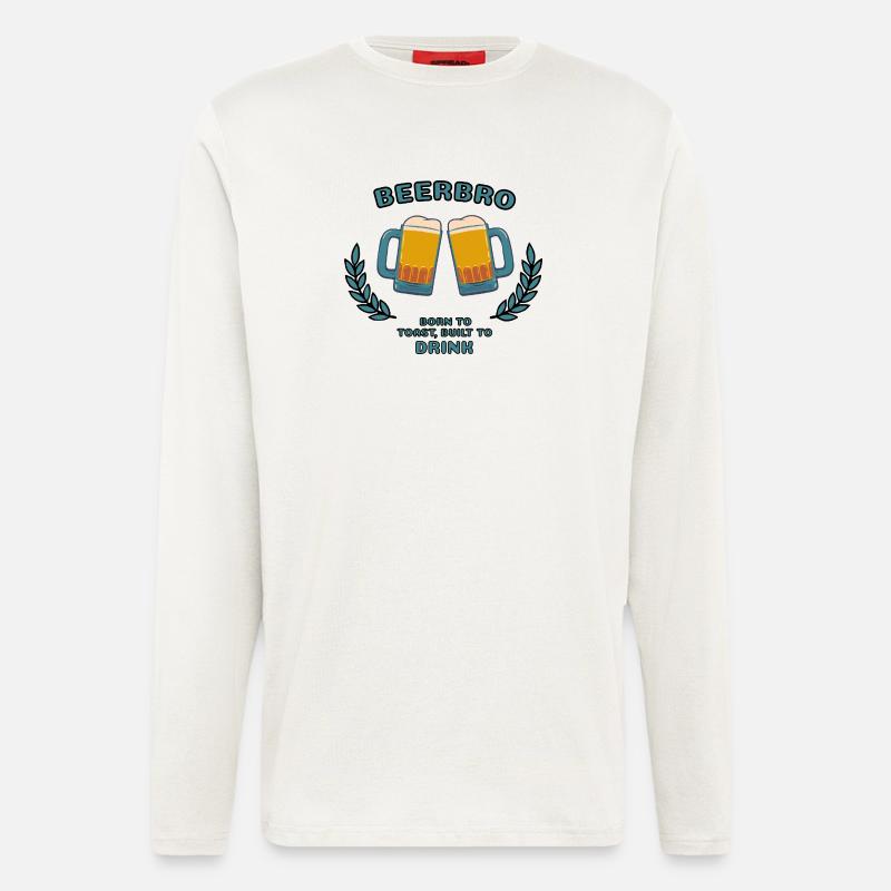 BEERBRO - Langarmshirt - made by SPREAD  - OFF WHITE