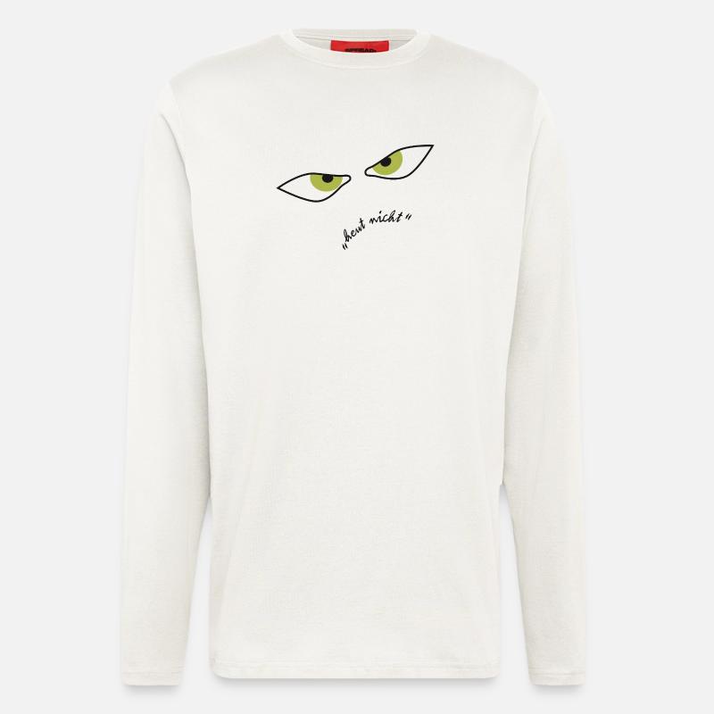 Rickel's Design: Heute nicht - Langarmshirt - made by SPREAD - OFF WHITE