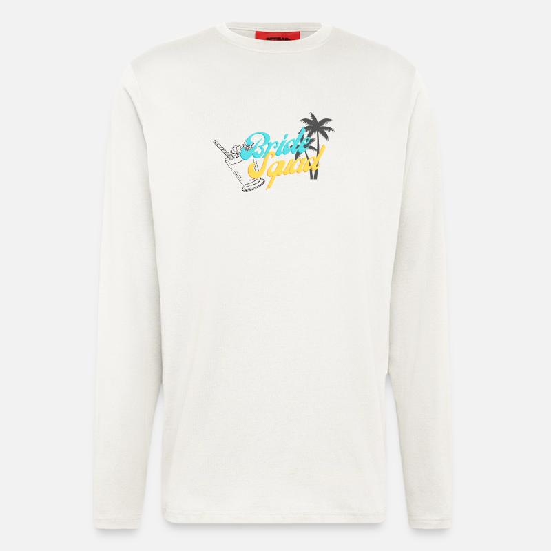 Bride Squad Tropical Sunset Design - Longsleeve - made by SPREAD  - OFF WHITE