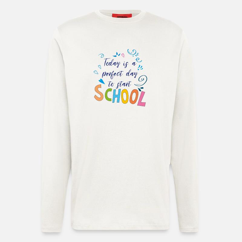 School Time - Langarmshirt - made by SPREAD  - OFF WHITE