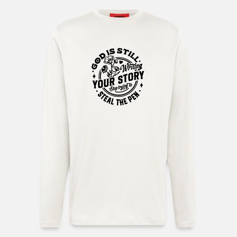 Abstract Colourful Geometric Pattern - Longsleeve - made by SPREAD  - OFF WHITE