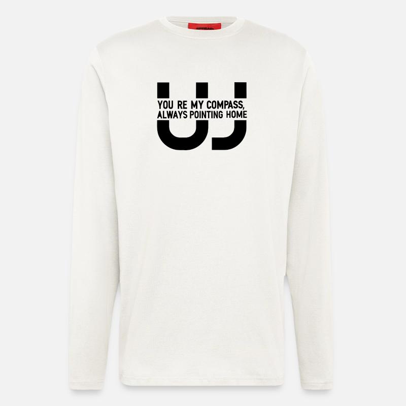 Celestial Moon and Star Pattern - Longsleeve - made by SPREAD  - OFF WHITE