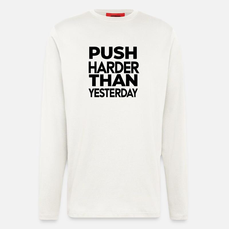 Lebendiges Mandala Pfau Muster - Langarmshirt - made by SPREAD  - OFF WHITE