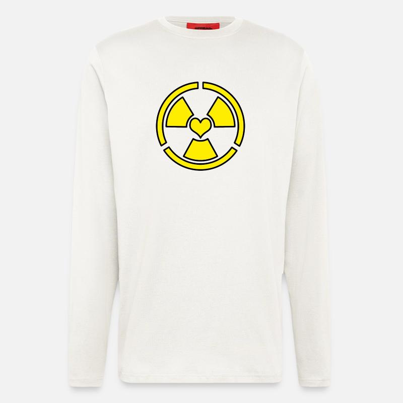 Love Radiation - Longsleeve - made by SPREAD  - OFF WHITE