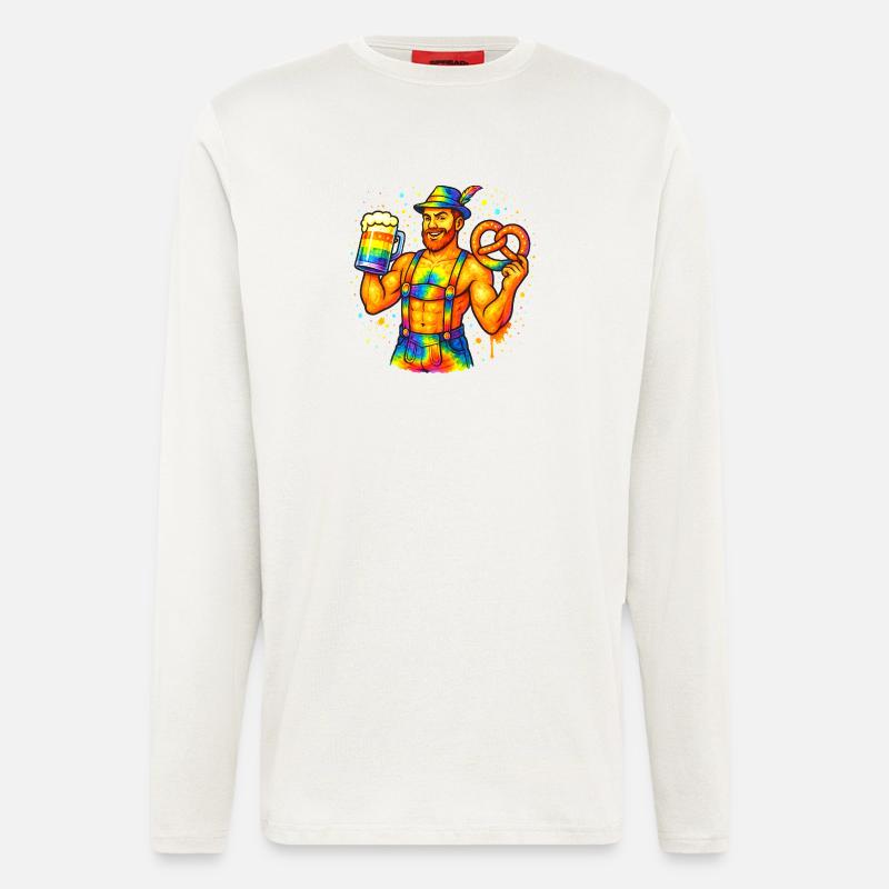 pride bavarian - Longsleeve - made by SPREAD  - OFF WHITE