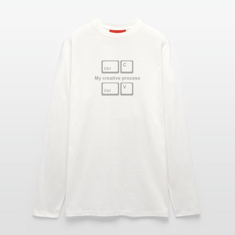 Copy Paste Shirt – Funny Coder & Designer Tee Longsleeve - made by SPREAD 