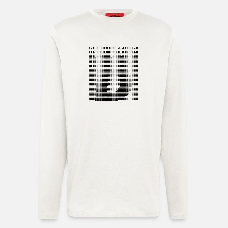 Letter D, Name, der Buchstabe D - Langarmshirt - made by SPREAD  - OFF WHITE