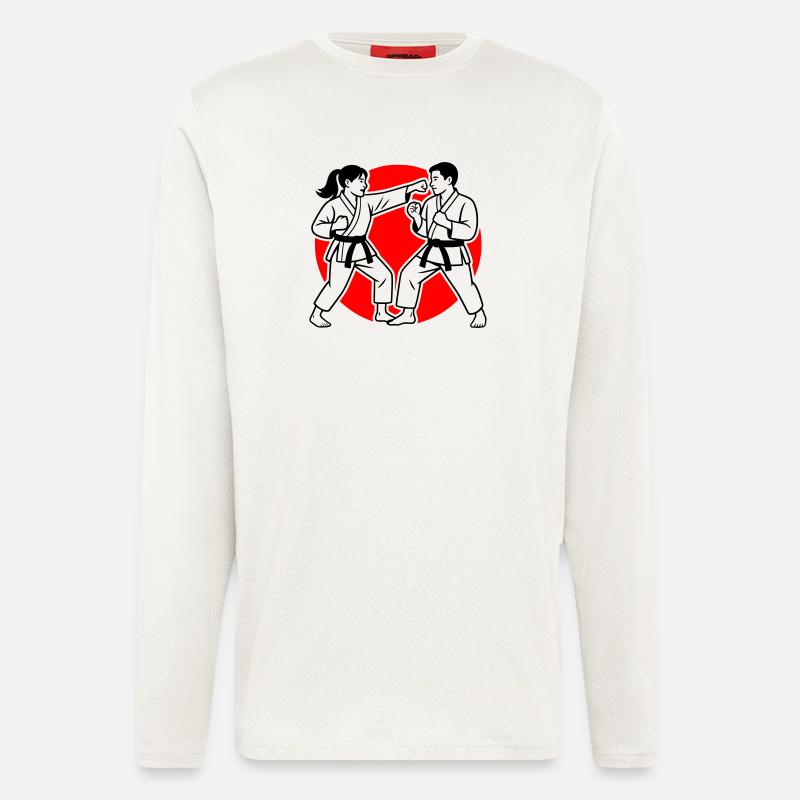 Karate Kumite - Longsleeve - made by SPREAD  - OFF WHITE