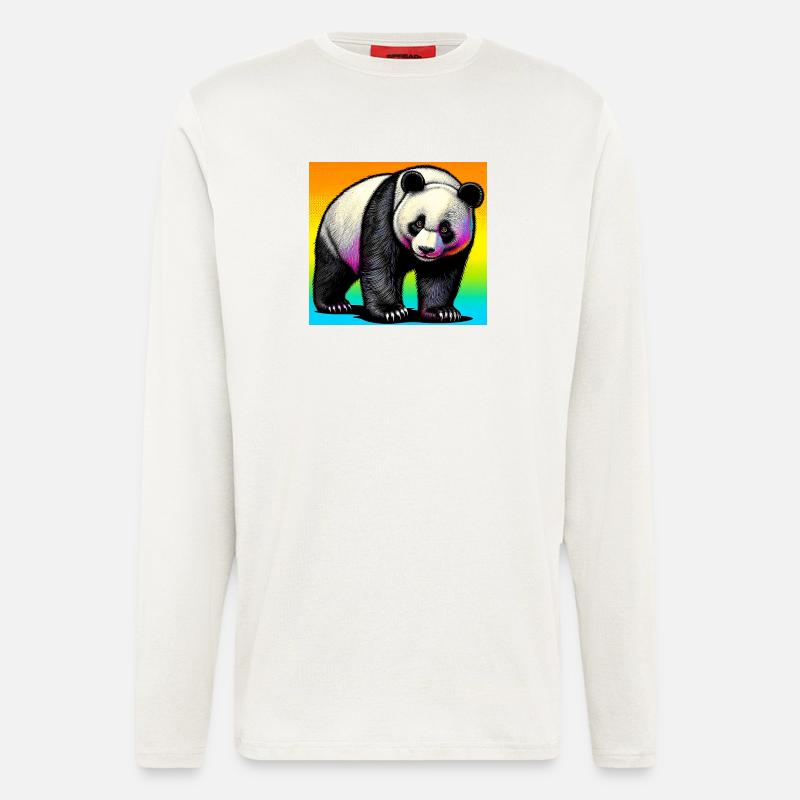 Panda - Langarmshirt - made by SPREAD  - OFF WHITE