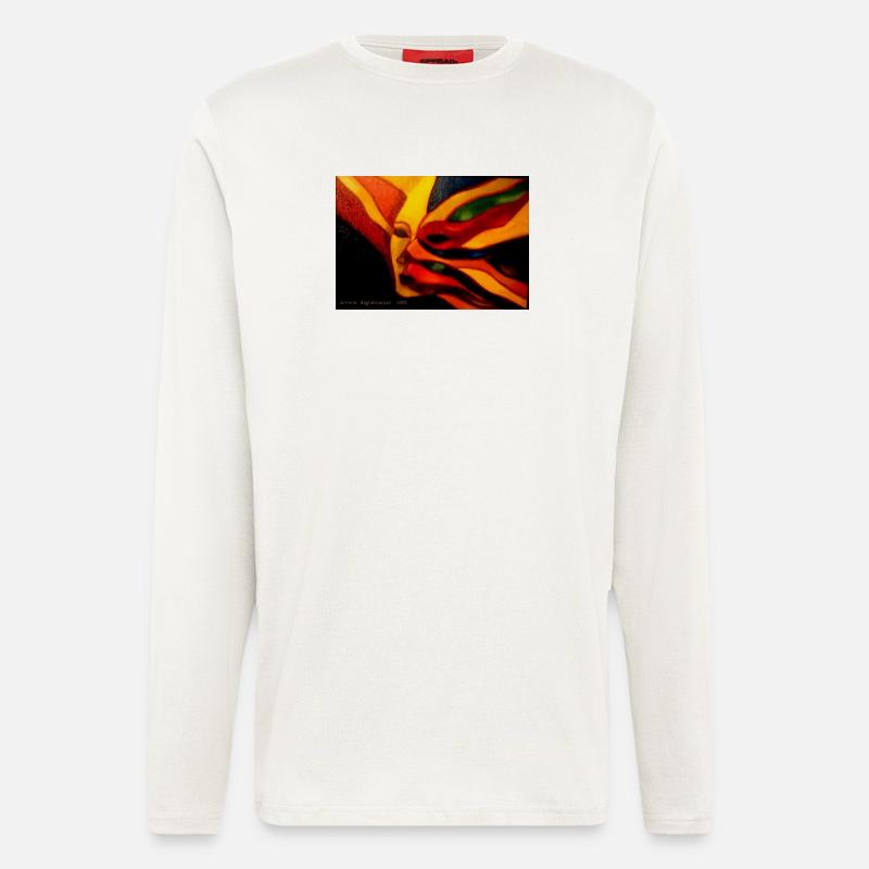 Traum von extravaganten Farben - Langarmshirt - made by SPREAD - OFF WHITE