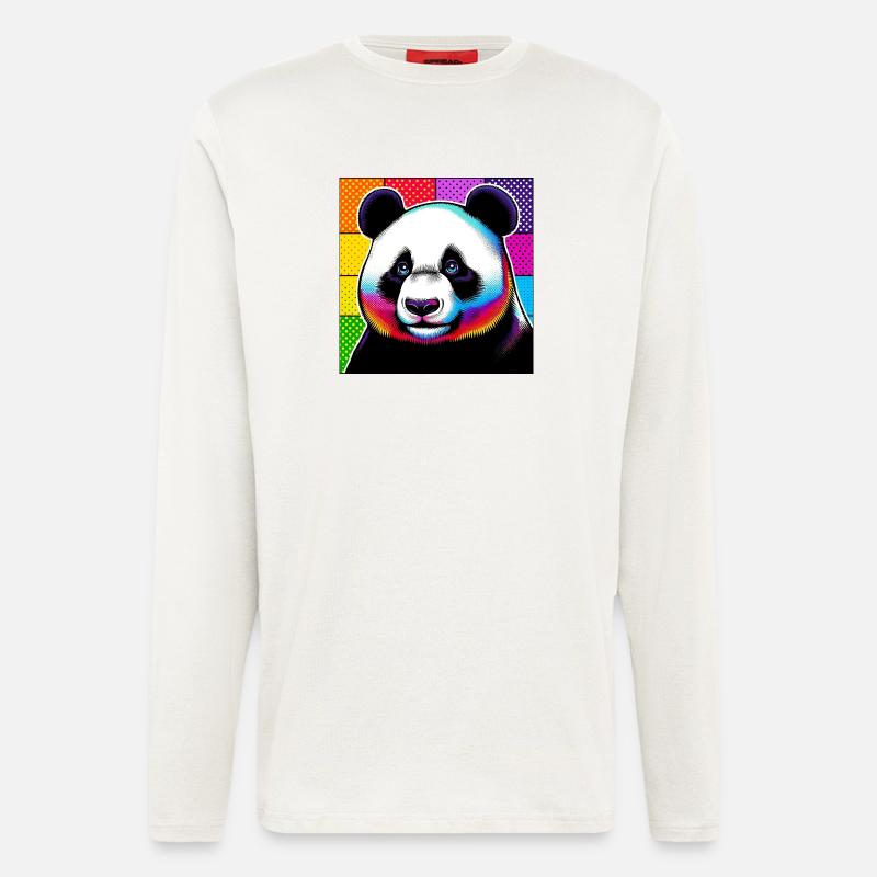 Panda - Langarmshirt - made by SPREAD  - OFF WHITE