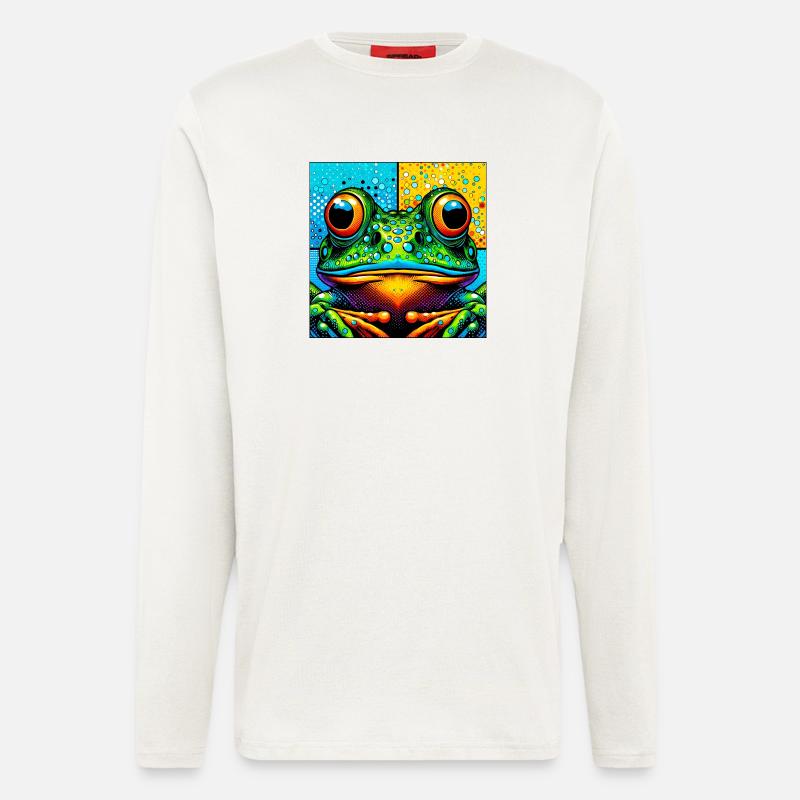 Frosch - Langarmshirt - made by SPREAD  - OFF WHITE