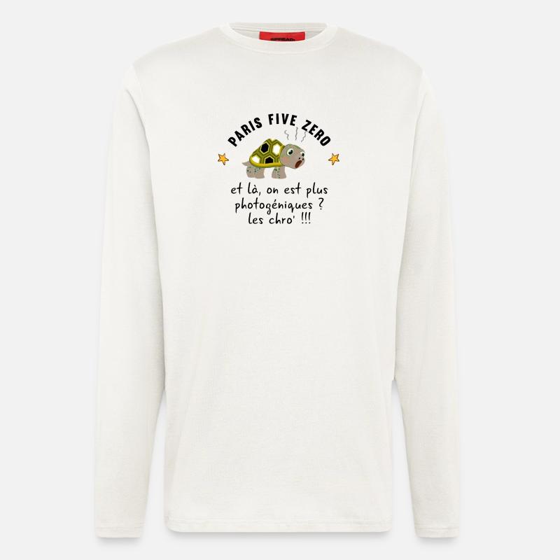 Paris_five_zero - Longsleeve - made by SPREAD  - OFF WHITE