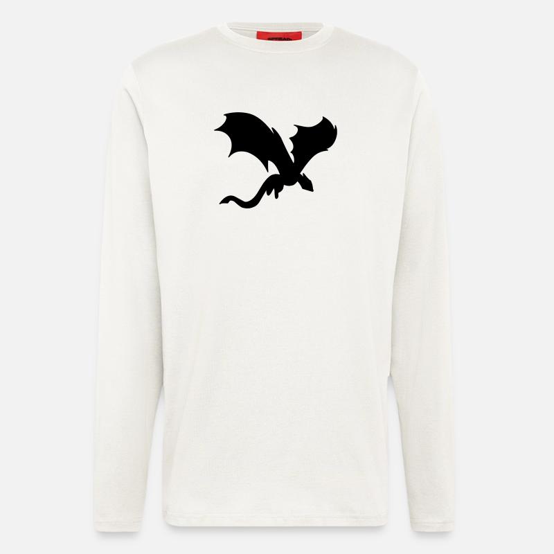 Mythical Dragon's Shadow - Longsleeve - made by SPREAD  - OFF WHITE