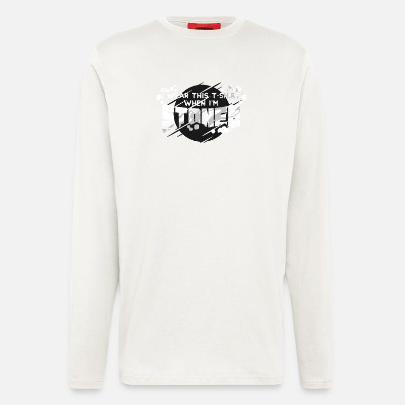 Comic Bold Statement T-Shirt Design - Longsleeve - made by SPREAD  - OFF WHITE
