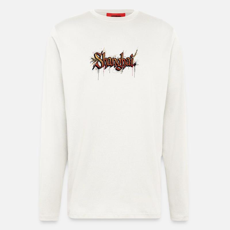 Shanghai - Langarmshirt - made by SPREAD  - OFF WHITE