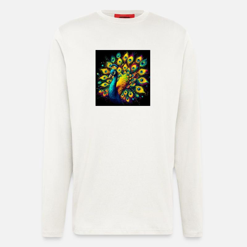 peacock - Longsleeve - made by SPREAD  - OFF WHITE