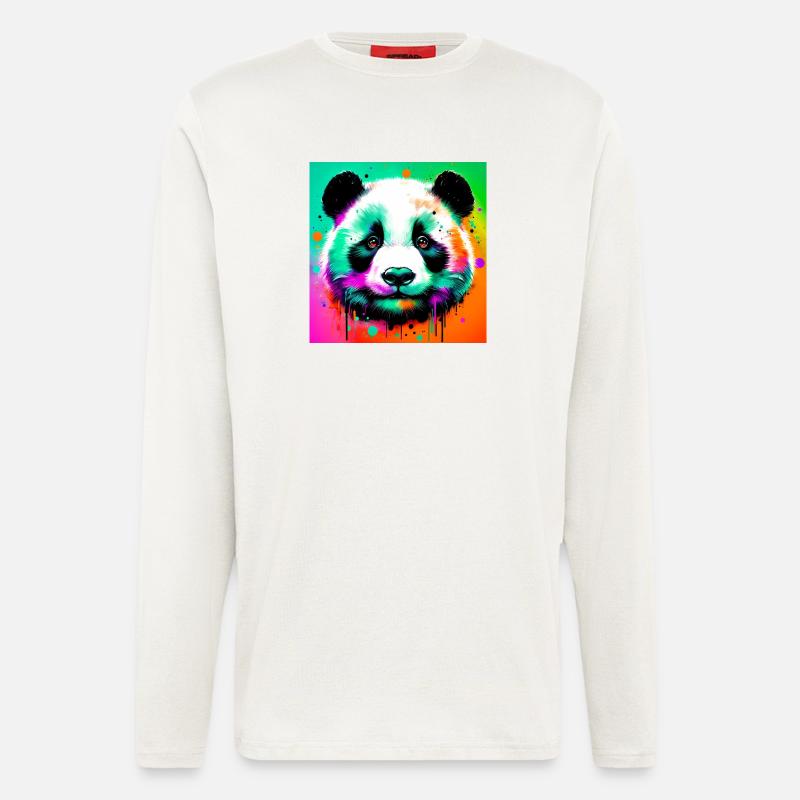 Panda - Langarmshirt - made by SPREAD - OFF WHITE